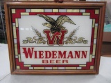 18 in. Wiedemann beer sign