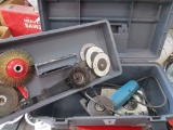 Makita grinder and tool box