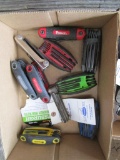 Box full of allen wrench sets