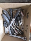 Lot of snap on tools including ratchets sockets and screwdrivers