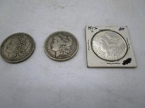 Lot of 3 - 1883, 1883-O & 1902-O Morgan Silver Dollars