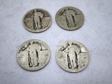 Lot of 4 - Silver Quarter Slicks