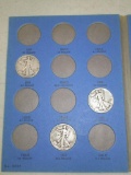 Collection of 16 - Liberty Walking Half Dollars