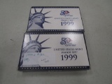 Lot of 2- 1999 U.S. Mint Proof Sets