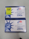 Lot of 2 - 2006 U.S. Mint Proof Sets
