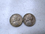 Lot of 2 - 1946 Nickels