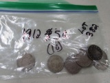 Lot of 10 - 1912 Nickels