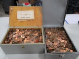 Lot of 2 - Chests Full of Pennies