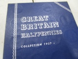 Collection of Great Britain Half-Pennies