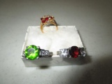 Lot of 3 - Costume Rings