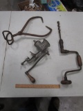 Lot of Antiques with Ice Tongs