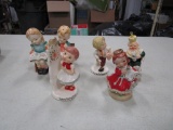 Lot of Salt & Pepper Shakers and Figurines