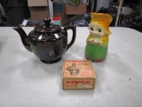 Teapot, Bottle Opener and Creamer