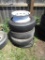 Lot of 5, 5 Lug Trailer Wheels and Tires