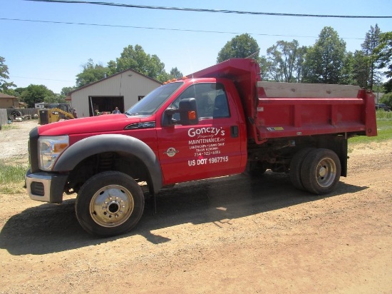 2011 Ford F-550 Dump Truck - 4x4, 6.7L Diesel - NICE