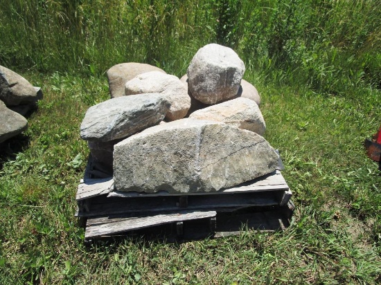 Pallet of Large Landscaping Rocks