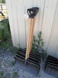 Lot of 6 Snow Shovels