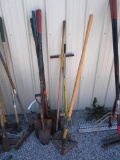 Lot of 9 Misc. Yard Tools