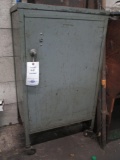 Vintage Metal Shop Cabinet w/Contents
