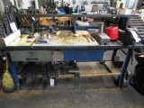 Metal Work Bench w/Vice & Contents
