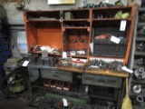 Steel Work Bench & Contents