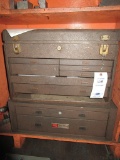 Lot of 2 - Toolboxes w/End Mills, Boring Bars, Reamers & Drills