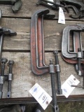 Lot of 2 - USA 15 in. C-Clamps
