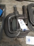 Lot of 2 - Heavy Duty C-Clamps