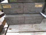 Lot of 2 - Two-Drawer Cabinets w/Contents