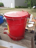 Fireproof Rag Can