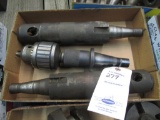 Lot of 30 Taper Tool Holders - One w/Chuck