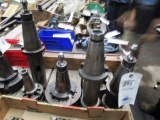 Lot of Cutters w/50 Taper Holders
