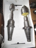 Lot of 2 - DeVlieg Homemade 50 Taper Tapping Heads