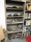 Shelving Unit Full of New and Used Clutch Plates and Pressure Plates - These came from the former Ca