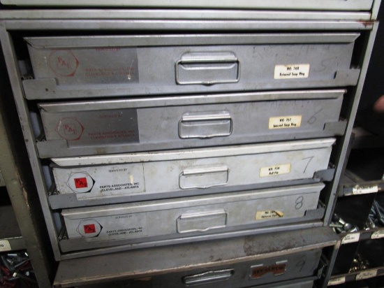 4 Drawer Hardware Cabinet w/ Contents