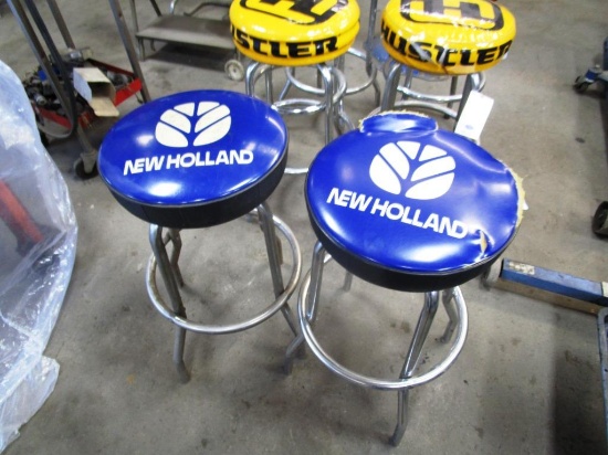 2 New Holland Parts Counter Stools
