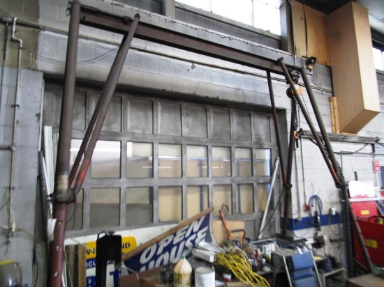 Magic Pole Adjustable Leg Gantry Crane