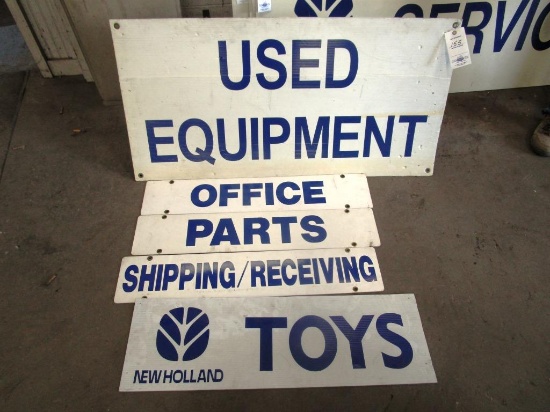 Lot of 5 Misc Dealer Signs
