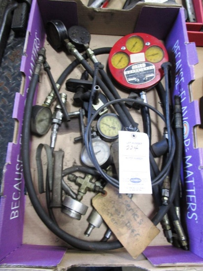 Lot of Hydraulic Test Gauges