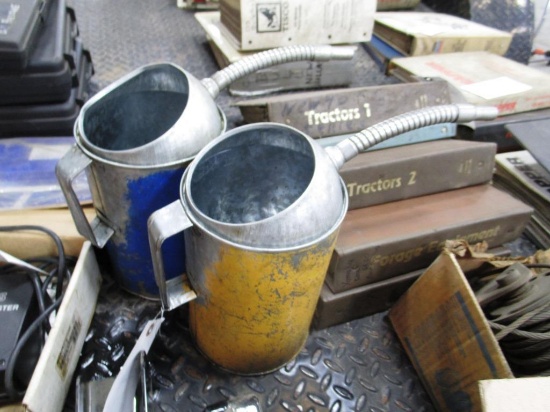 2 Bulk Oil Cans