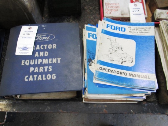 Large Lot of Ford Operator Manuals