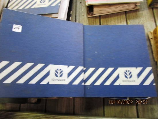 Lot of 2 NH Dealer Service Manuals -60 Series Gemini Tractor, NH 8160-8560