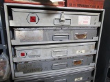 4 Drawer Hardware Cabinet w/ Contents