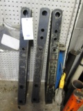 Lot of 3 Heavy Duty Draw Bars