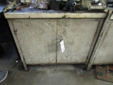 Metal Cabinet w/ Contents