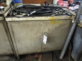 Metal Cabinet w/ Contents
