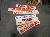 Large Lot of Marquee Signs