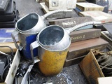 2 Bulk Oil Cans