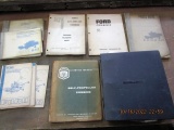 Lot of Misc. Ford 600 Series Combine Books/Reference and Parts Books