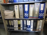 Large Lot (2 Shelves) of Ford/NH Binders with Service Journals, Bulletins and Techcom